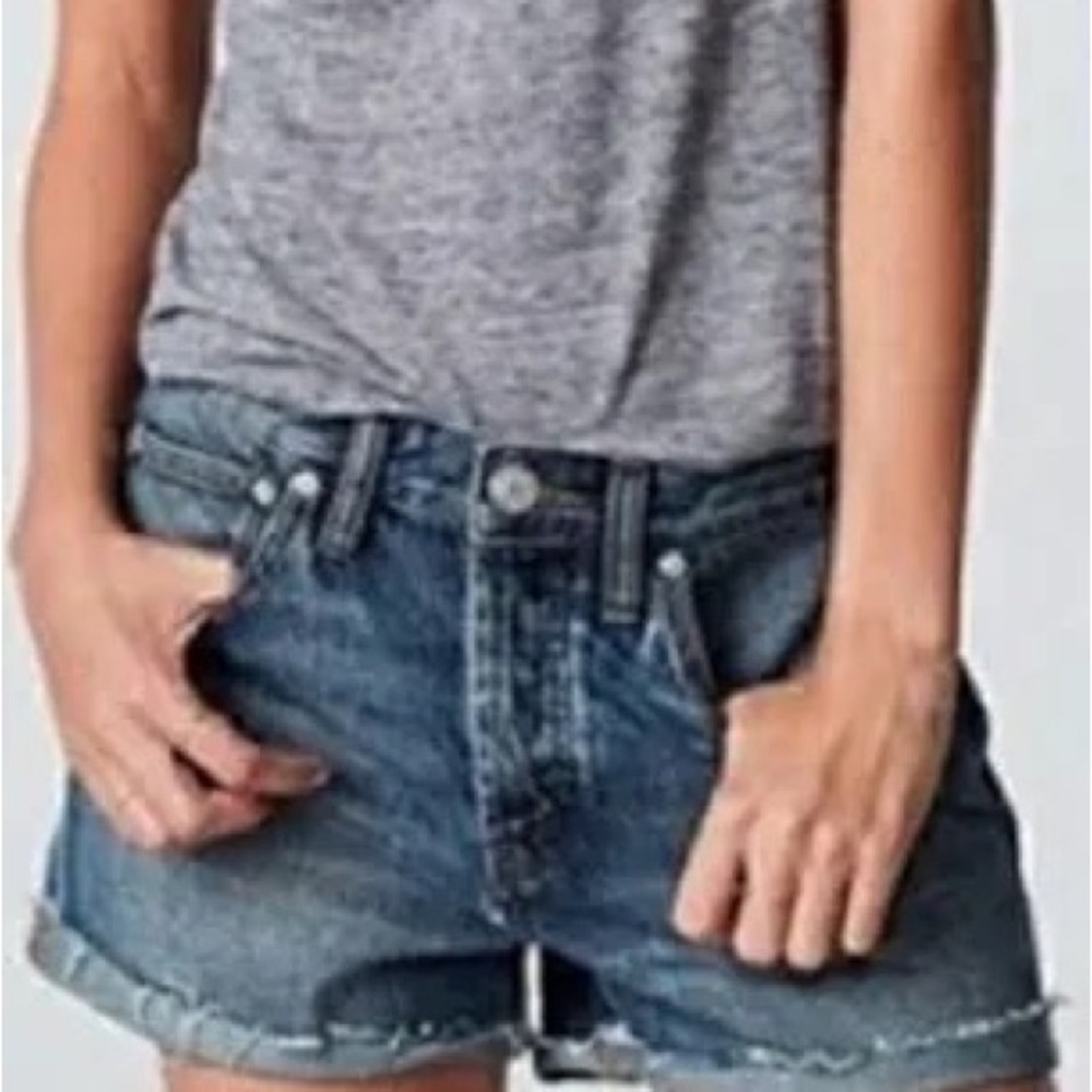 Urban Outfitters BDG Tomgirl Midrise Cuffed Shorts, Size 25